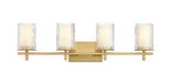 Vanity Z-Lite 1949-4V-MGLD Modern Gold Grayson 4 Light Vanity Z-Lite