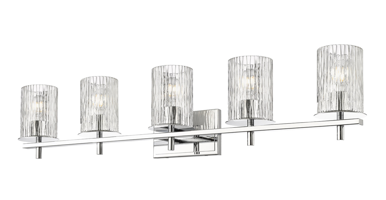 Vanity Z-Lite 1949-5V-CH Chrome Grayson 5 Light Vanity Z-Lite