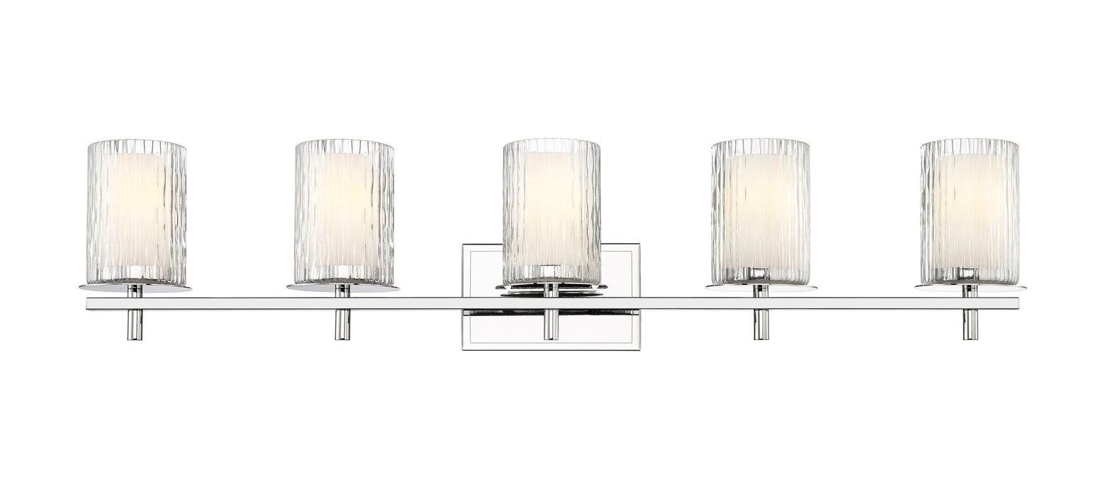 Vanity Z-Lite 1949-5V-CH Chrome Grayson 5 Light Vanity Z-Lite