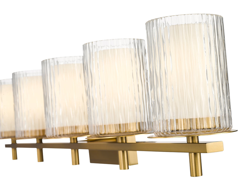 Vanity Z-Lite 1949-5V-MGLD Modern Gold Grayson 5 Light Vanity Z-Lite