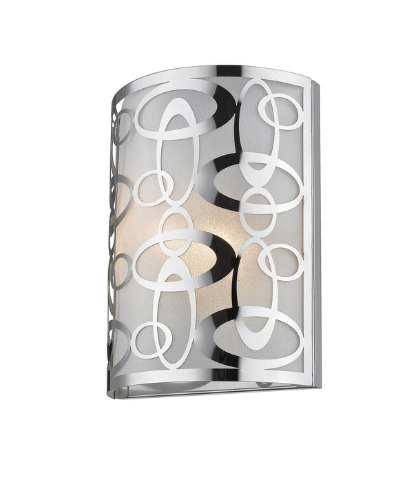 Wall Sconce Z-Lite 195-2S-CH Chrome Opal 2 Light Wall Sconce Z-Lite
