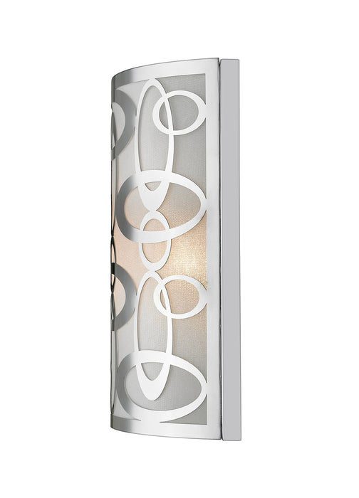 Wall Sconce Z-Lite 195-2S-CH Chrome Opal 2 Light Wall Sconce Z-Lite