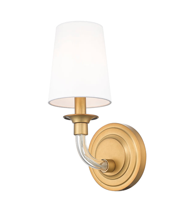 Wall Sconce Z-Lite 1950-1S-RB Rubbed Brass Katerina 1 Light Wall Sconce Z-Lite