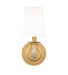 Wall Sconce Z-Lite 1950-1S-RB Rubbed Brass Katerina 1 Light Wall Sconce Z-Lite