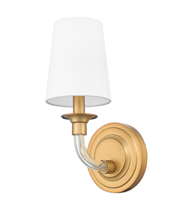 Wall Sconce Z-Lite 1950-1S-RB Rubbed Brass Katerina 1 Light Wall Sconce Z-Lite