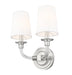 Wall Sconce Z-Lite 1950-2S-BN Brushed Nickel Katerina 2 Light Wall Sconce Z-Lite