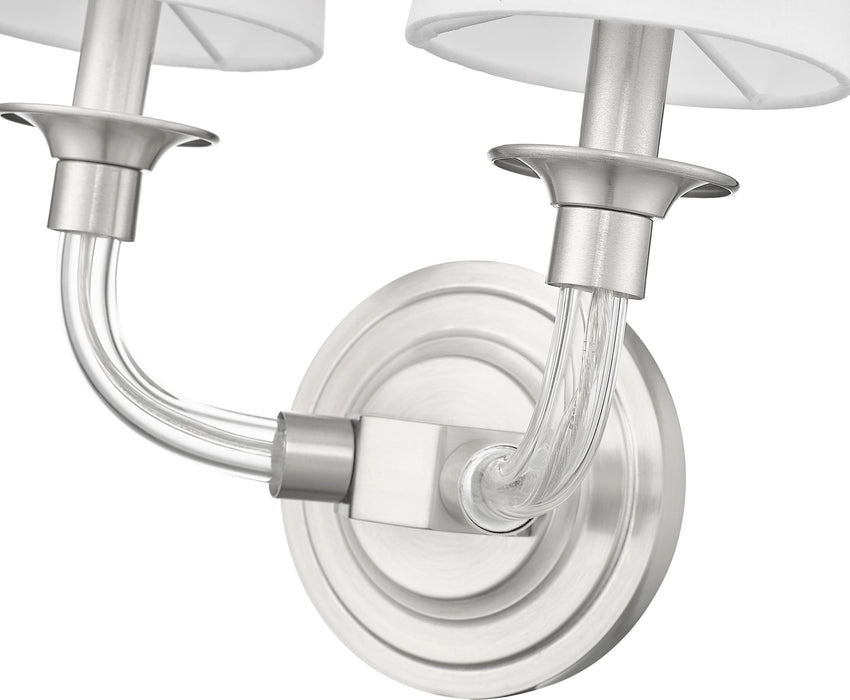 Wall Sconce Z-Lite 1950-2S-BN Brushed Nickel Katerina 2 Light Wall Sconce Z-Lite
