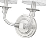 Wall Sconce Z-Lite 1950-2S-BN Brushed Nickel Katerina 2 Light Wall Sconce Z-Lite