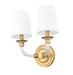 Wall Sconce Z-Lite 1950-2S-RB Rubbed Brass Katerina 2 Light Wall Sconce Z-Lite