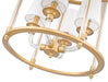 Chandelier Z-Lite 1950-4C-RB Rubbed Brass Katerina 4 Light Chandelier Z-Lite