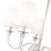 Chandelier Z-Lite 1950-5BN Brushed Nickel Katerina 5 Light Chandelier Z-Lite