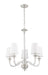 Chandelier Z-Lite 1950-5BN Brushed Nickel Katerina 5 Light Chandelier Z-Lite