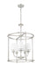 Chandelier Z-Lite 1950-5C-BN Brushed Nickel Katerina 5 Light Chandelier Z-Lite