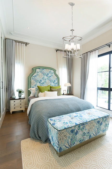 Chandelier Z-Lite 1950-5C-BN Brushed Nickel Katerina 5 Light Chandelier Z-Lite