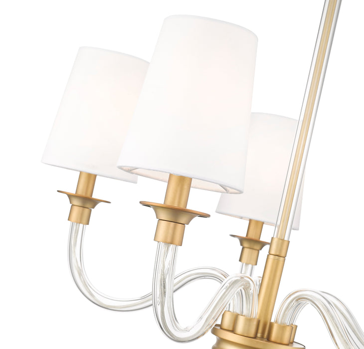 Chandelier Z-Lite 1950-5RB Rubbed Brass Katerina 5 Light Chandelier Z-Lite