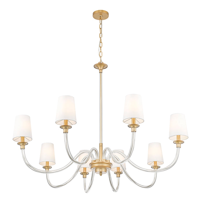 Chandelier Z-Lite 1950-8RB Rubbed Brass Katerina 8 Light Chandelier Z-Lite