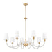 Chandelier Z-Lite 1950-8RB Rubbed Brass Katerina 8 Light Chandelier Z-Lite