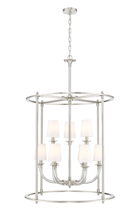 Chandelier Z-Lite 1950-9C-BN Brushed Nickel Katerina 9 Light Chandelier Z-Lite