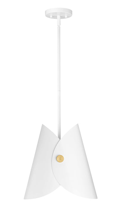 Pendant Z-Lite 1951P11-MW Matte White Salone 1 Light Pendant Z-Lite