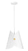 Pendant Z-Lite 1951P11-MW Matte White Salone 1 Light Pendant Z-Lite