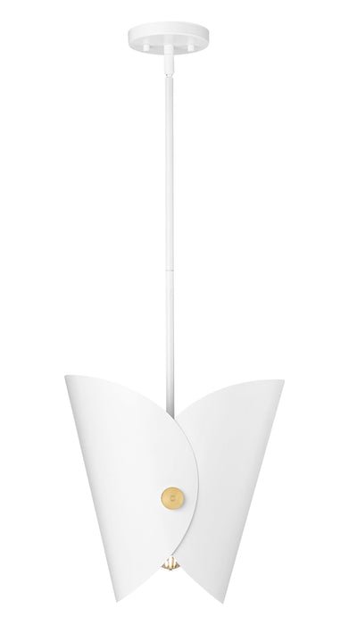 Pendant Z-Lite 1951P11-MW Matte White Salone 1 Light Pendant Z-Lite