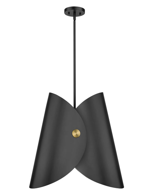 Pendant Z-Lite 1951P18-MB Matte Black Salone 1 Light Pendant Z-Lite