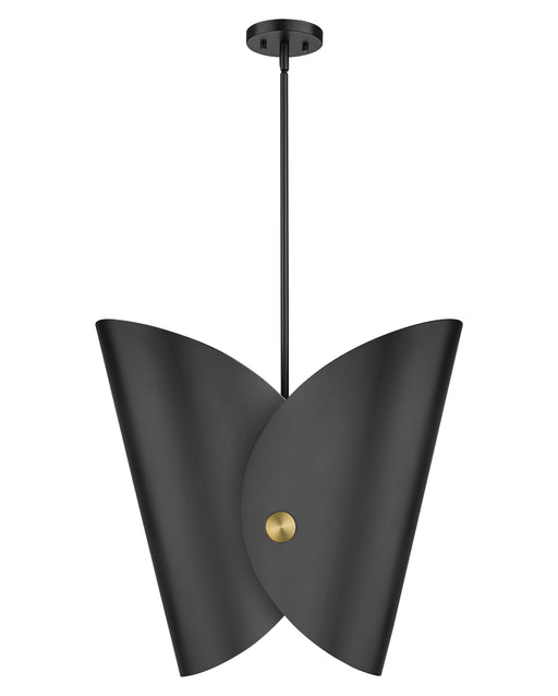 Pendant Z-Lite 1951P18-MB Matte Black Salone 1 Light Pendant Z-Lite