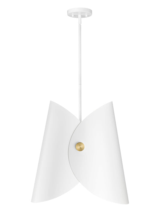 Pendant Z-Lite 1951P18-MW Matte White Salone 1 Light Pendant Z-Lite