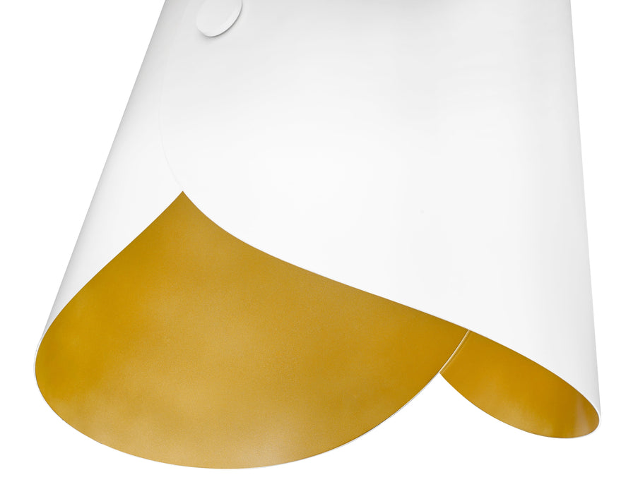 Pendant Z-Lite 1951P18-MW Matte White Salone 1 Light Pendant Z-Lite