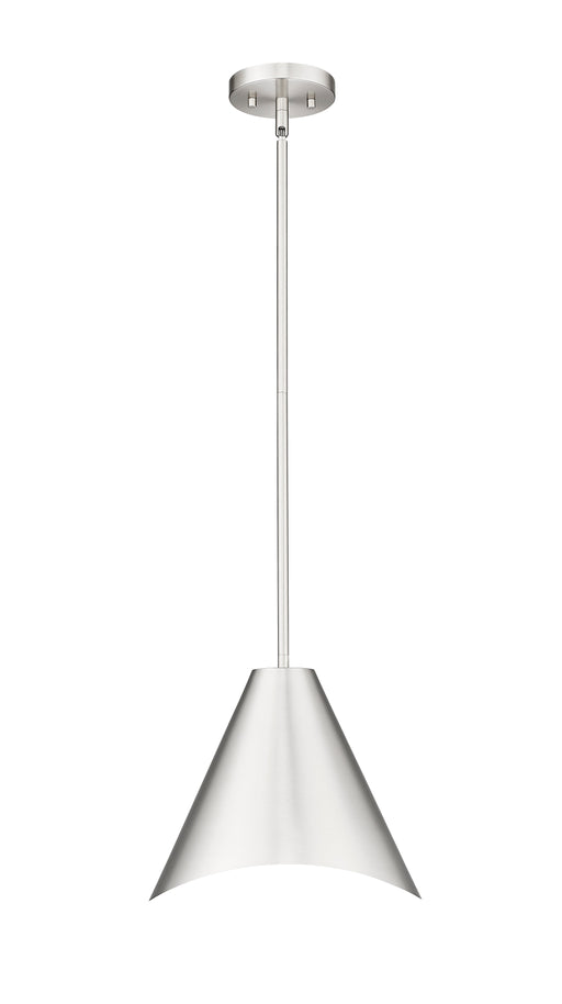 Pendant Z-Lite 1952P12-BN Brushed Nickel Aria 1 Light Pendant Z-Lite