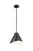 Pendant Z-Lite 1952P12-MB Matte Black Aria 1 Light Pendant Z-Lite