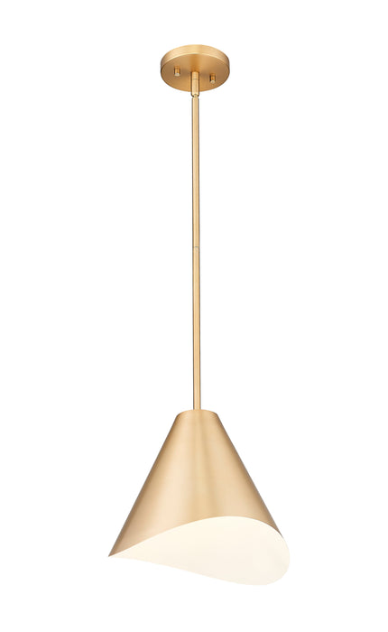 Pendant Z-Lite 1952P12-MGLD Modern Gold Aria 1 Light Pendant Z-Lite