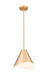Pendant Z-Lite 1952P12-MGLD Modern Gold Aria 1 Light Pendant Z-Lite