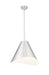 Pendant Z-Lite 1952P18-BN Brushed Nickel Aria 1 Light Pendant Z-Lite