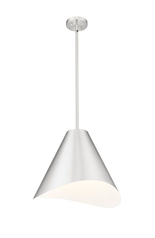 Pendant Z-Lite 1952P18-BN Brushed Nickel Aria 1 Light Pendant Z-Lite