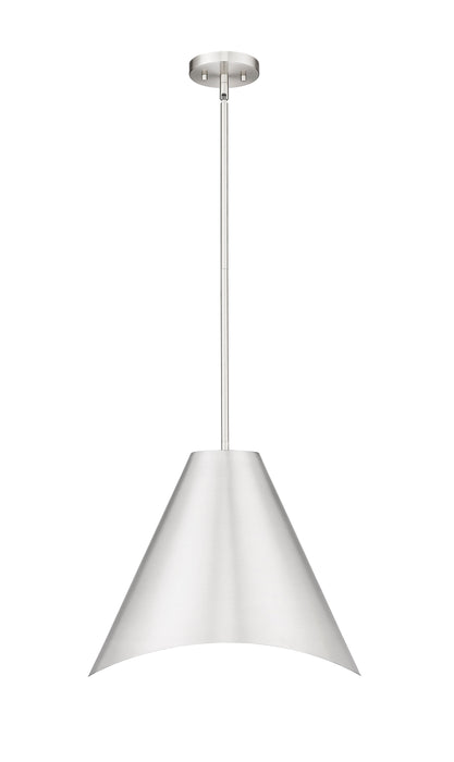 Pendant Z-Lite 1952P18-BN Brushed Nickel Aria 1 Light Pendant Z-Lite