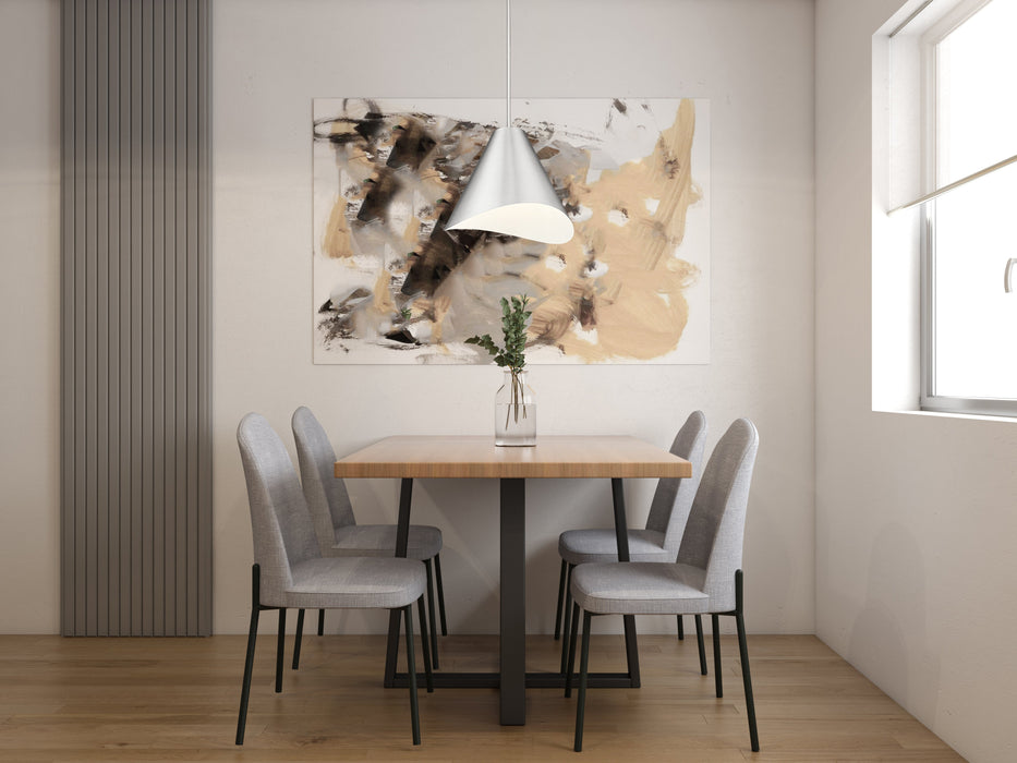 Pendant Z-Lite 1952P18-BN Brushed Nickel Aria 1 Light Pendant Z-Lite