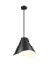 Pendant Z-Lite 1952P18-MB Matte Black Aria 1 Light Pendant Z-Lite