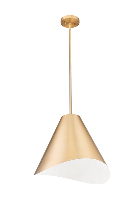 Pendant Z-Lite 1952P18-MGLD Modern Gold Aria 1 Light Pendant Z-Lite