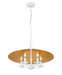 Pendant Z-Lite 1953-22MW Matte White Rialto 5 Light Pendant Z-Lite