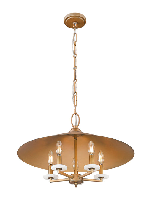 Pendant Z-Lite 1953-22SGD Signature Gold Rialto 5 Light Pendant Z-Lite