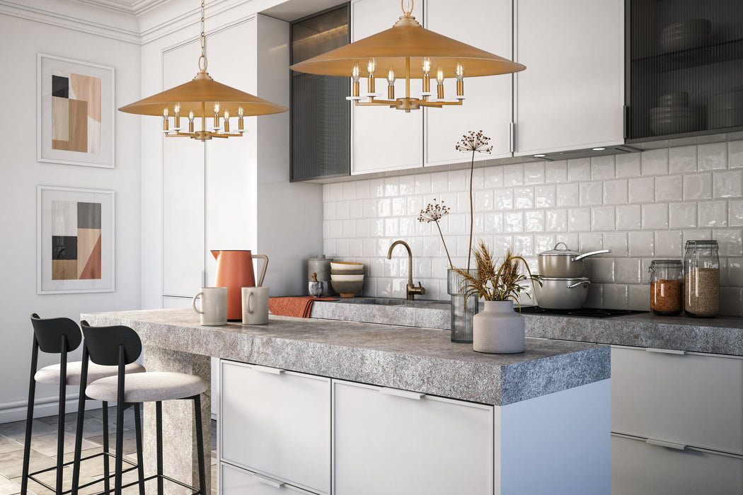 Pendant Z-Lite 1953-32SGD Signature Gold Rialto 6 Light Pendant Z-Lite