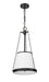 Pendant Z-Lite 1954P12-MB Matte Black Madeline 4 Light Pendant Z-Lite