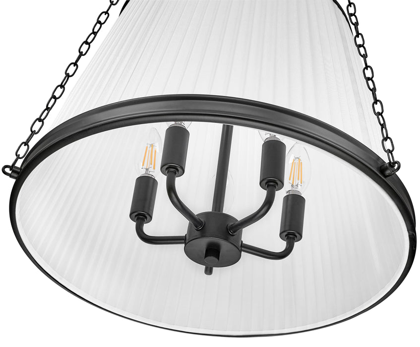 Pendant Z-Lite 1954P18-MB Matte Black Madeline 5 Light Pendant Z-Lite