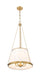 Pendant Z-Lite 1954P18-MGLD Modern Gold Madeline 5 Light Pendant Z-Lite