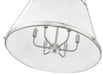 Pendant Z-Lite 1954P24-BN Brushed Nickel Madeline 6 Light Pendant Z-Lite