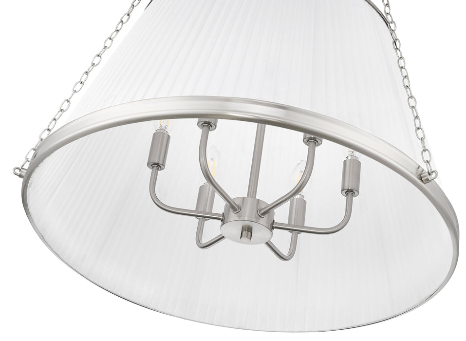 Pendant Z-Lite 1954P24-BN Brushed Nickel Madeline 6 Light Pendant Z-Lite