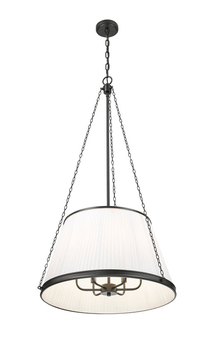 Pendant Z-Lite 1954P24-MB Matte Black Madeline 6 Light Pendant Z-Lite