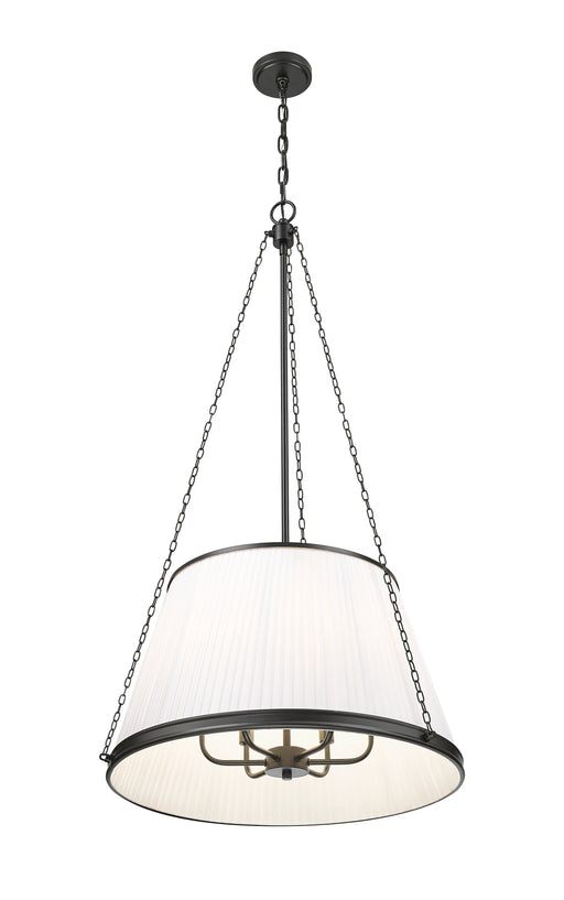 Pendant Z-Lite 1954P24-MB Matte Black Madeline 6 Light Pendant Z-Lite