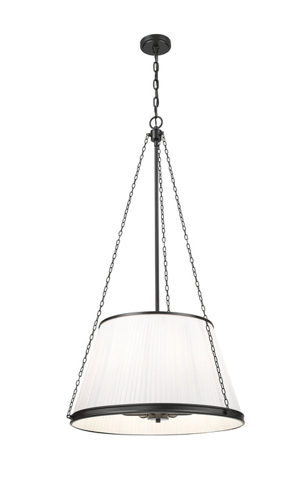 Pendant Z-Lite 1954P24-MB Matte Black Madeline 6 Light Pendant Z-Lite